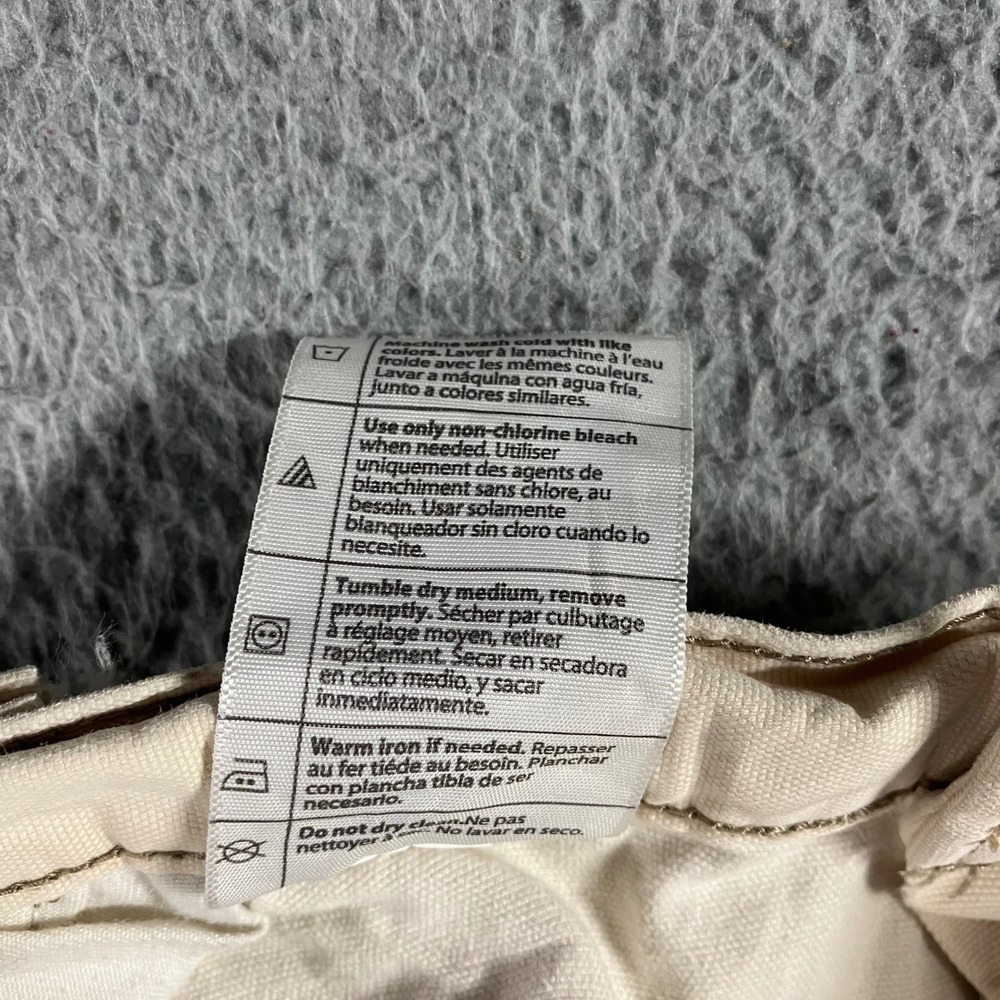 Carhartt Cargo Pants Men 42x30 Relaxed Fit Cream Work Grunge Thrashed Fit 40x29 - Picture 15 of 16